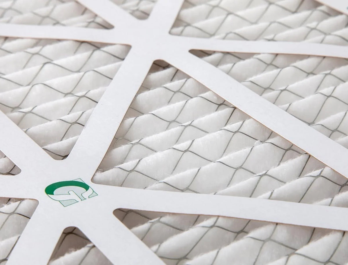 Actual Size: 13-1/2 x 24-1/2 x 7/8. 12 Pack of 14x25x1 MERV 13 Pleated Air Filters by Glasfloss