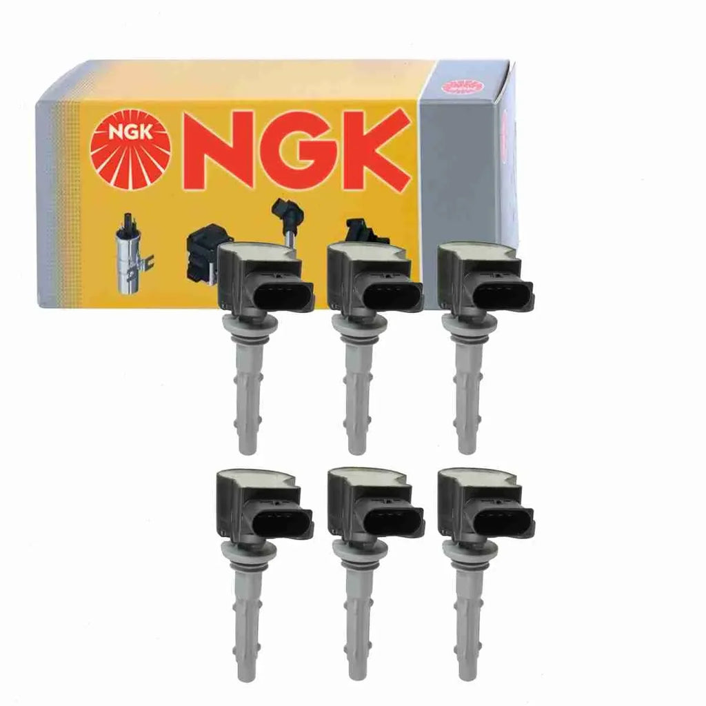 6 pc NGK Ignition Coils matching with Mercedes-Benz C300 3.0L 3.5L V6 2008-2013