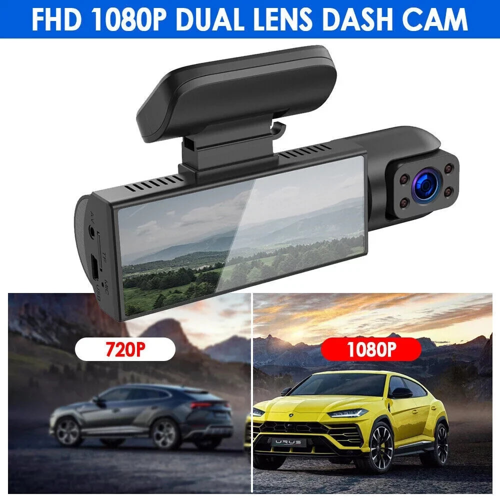 G·PEH Dash Cam - Ensure Your Road Safety with Dual Lens Front and Inside Recording