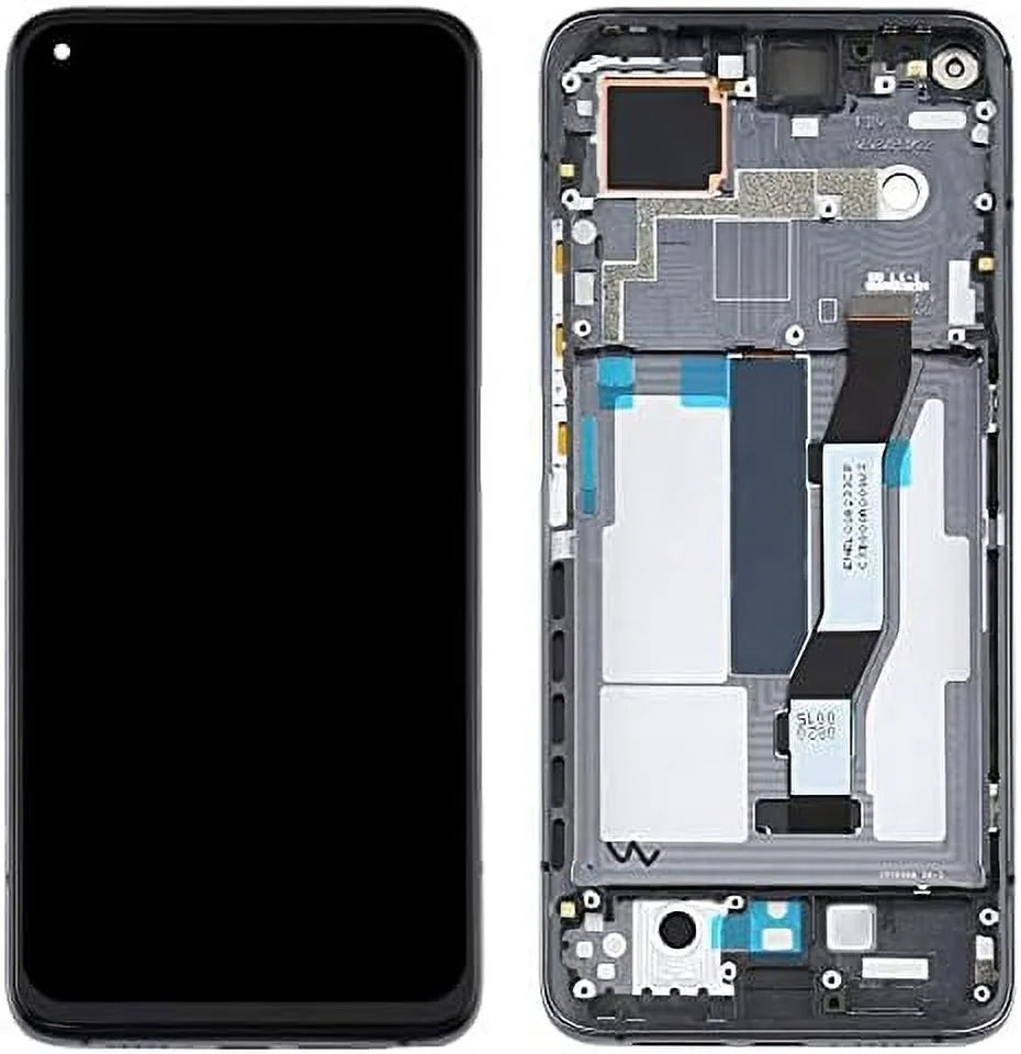 Screen Replacement for  Mi 10T 5G / 10T Pro 5G M2007J3SY M2007J3SG Mobile Phone LCD Display Touch Digitizer Assembly Glass Repair with Frame (Black)