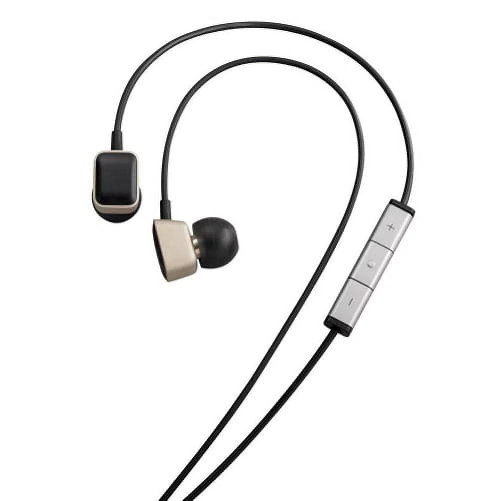 suitable With  Galaxy S10e S10+ S10 - Harman Kardon AE-S High-Performance In-Ear Headphones Dual Earbuds Earphones Earpieces Stereo Wired [Gold Color] W1O
