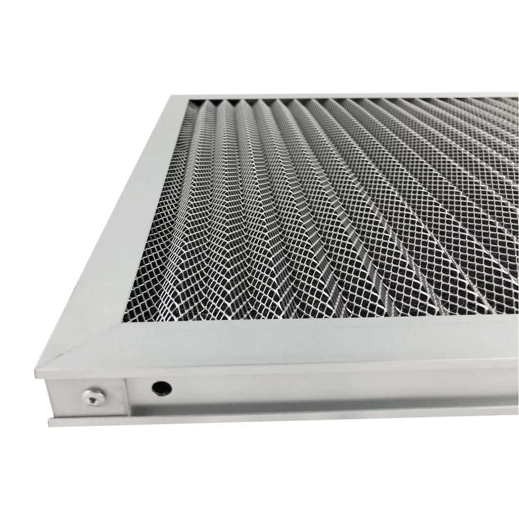 Aulnay Aluminum Electrostatic Air Filter (14" x 14" x 1"), Furnace Central AC Filter, Washable Metal HVAC Air Filter