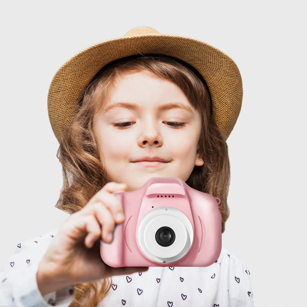 iMounTEK Kids Digital Camera with 2.0” Screen 12MP 1080P FHD Video Camera 4X Digital Zoom Games 32GB Card Supported Shockproof Child Camcorder for 3-10 Years Boys Girls