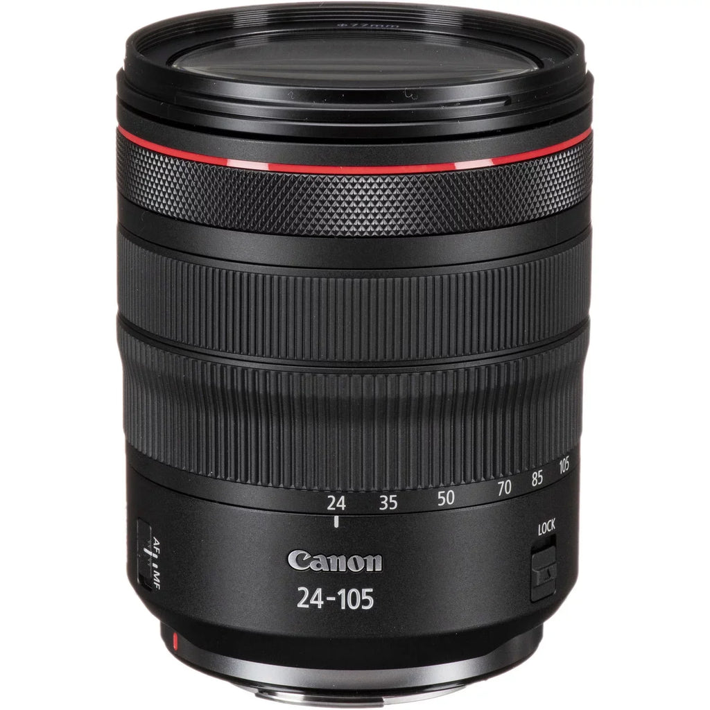 EOS R6 Mark II Mirrorless Camera w/  RF 24-105mm f/4 L IS USM Lens + 128GB Memory Card + LED Video Light + Microphone + Battery Grip & More