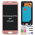 Screen Replacement For  Galaxy J5 Pro 2017 J530 LCD Display Touch Digitizer Assembly Repair Parts(Pink)