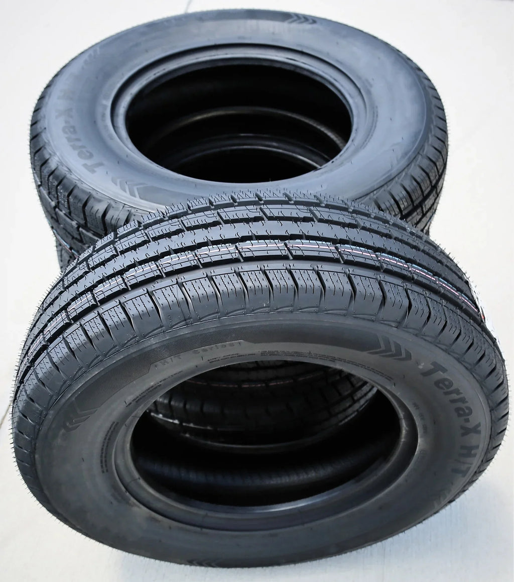 Set of 4 (FOUR) Waterfall Terra-X H/T 265/70R17 115T Tires Fits: 2014-18 Chevrolet Silverado 1500 WT, 2010-21 GMC Sierra 1500 SLE