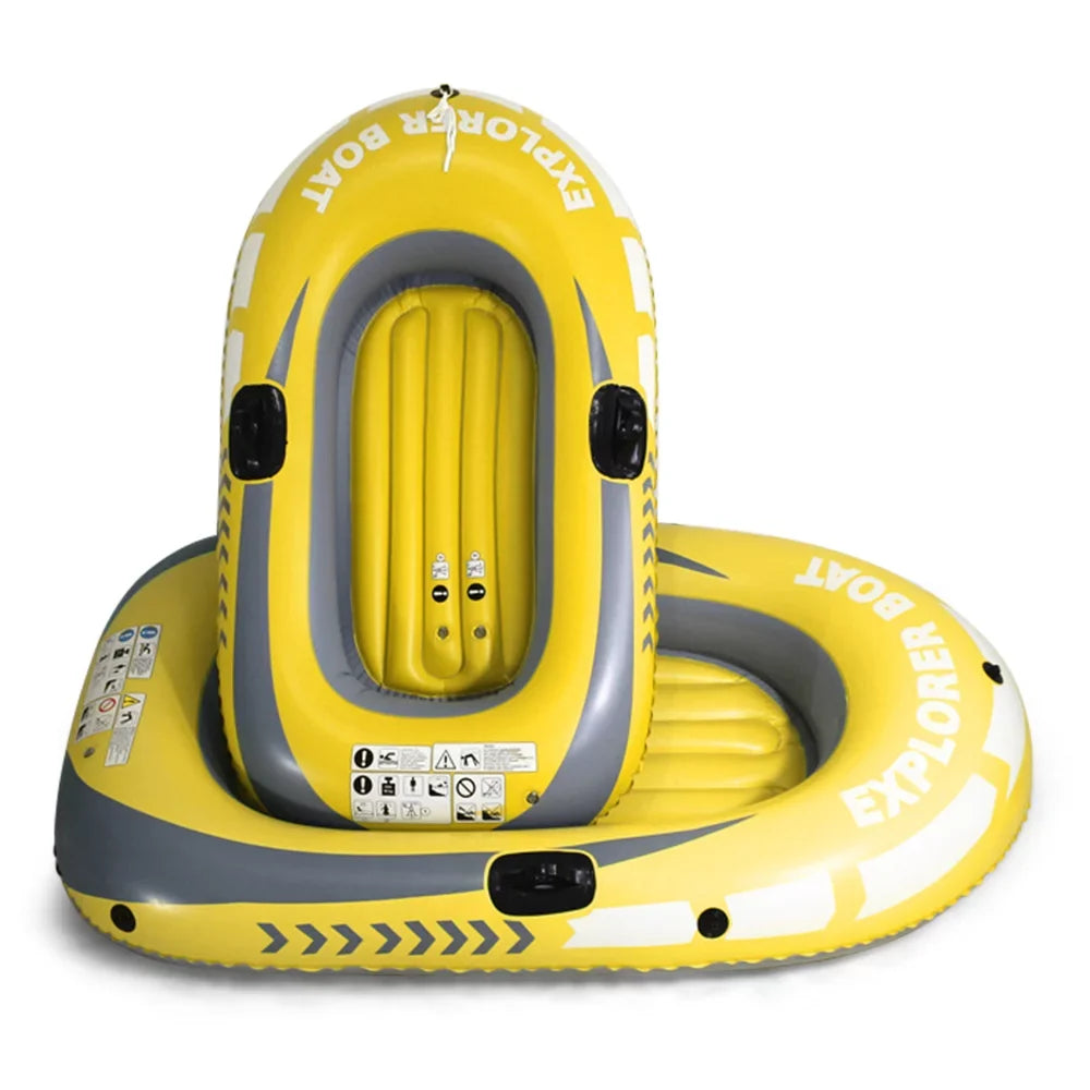 Inflatable ship Fishing vessel for 1 Adult & 1 Child Summer Fun vessel Canoe Kayak