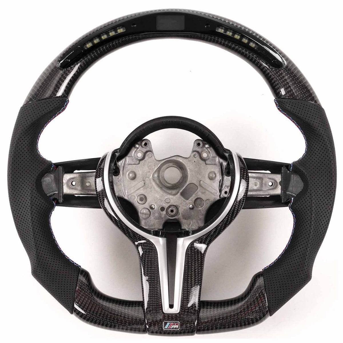 Vicrez Carbon Fiber M Performance Steering Wheel +LED vz102111-DL|  M2 F87 M3 F80 M4 F82 F83 M5 F10 / 2 3 4 Series/ X5 X6