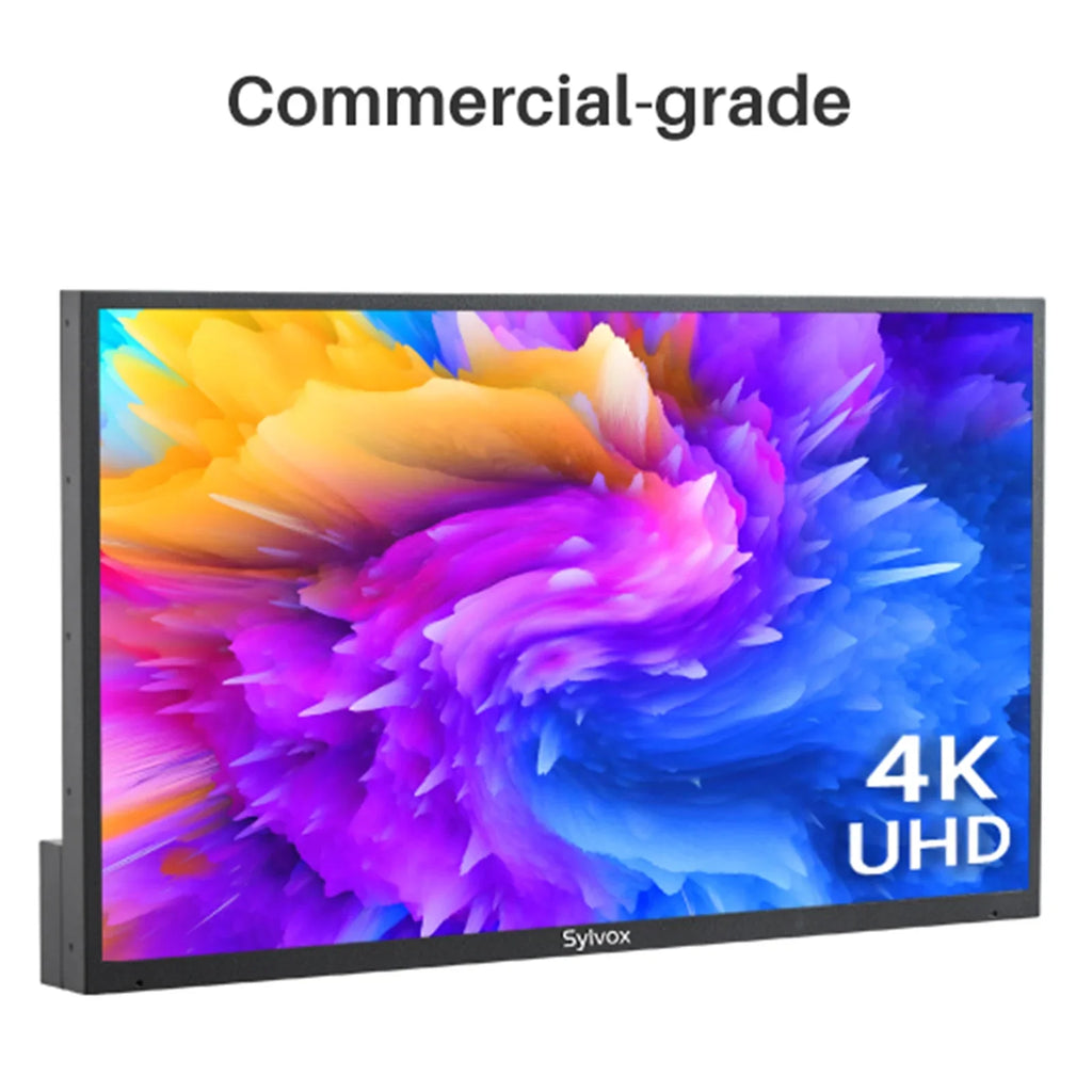 SYLVOX 43" Full Sun Outdoor TV, 2000 Nits 4K UHD Smart TV with IP55 Waterproof (Pool Series)