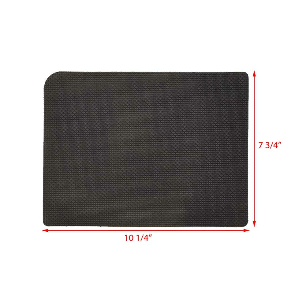 Tracker ship Non-Skid Mat TM178157 | 10 1/4 x 7 3/4 Inch Black Rubber