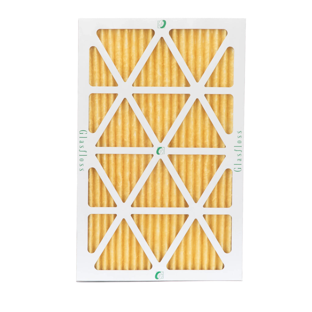 Actual Size: 11-1/2 x 24-1/2 x 7/9. 6 Pack of 12x25x1 MERV 11 Pleated Air Filters by Glasfloss