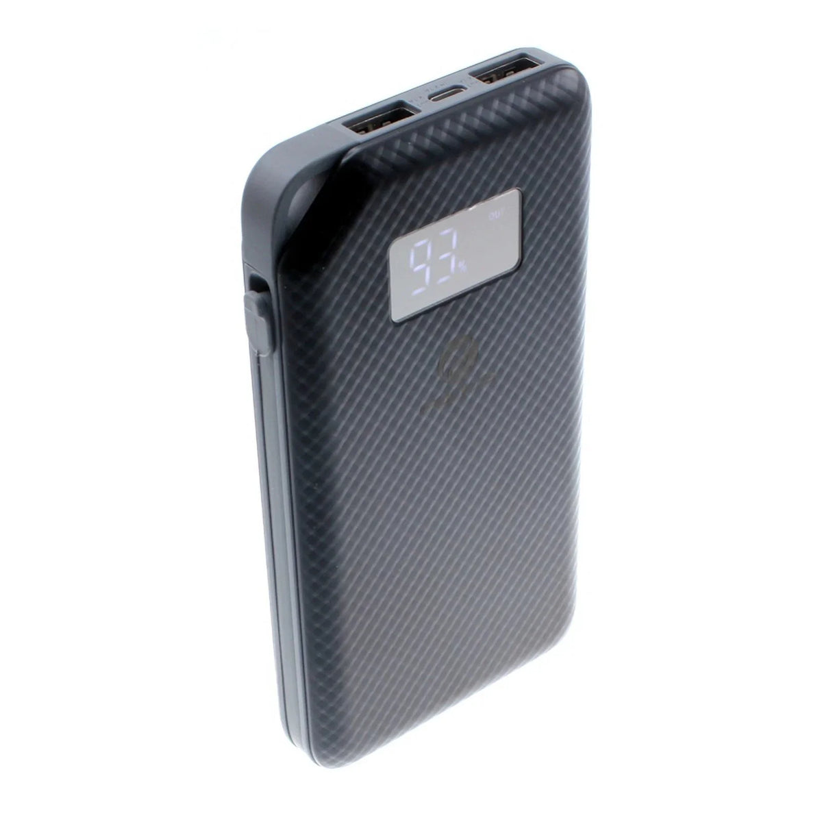 Charger 10000mAh Power Bank w Type-C Retractable USB Cable O1D for  Liquid Jade Primo - Alcatel PulseMix, Idol 5S 5 4S - Blackberry Key2, Motion, KEYone - BLU G9 Pro, Vivo 5 - BOLD N1