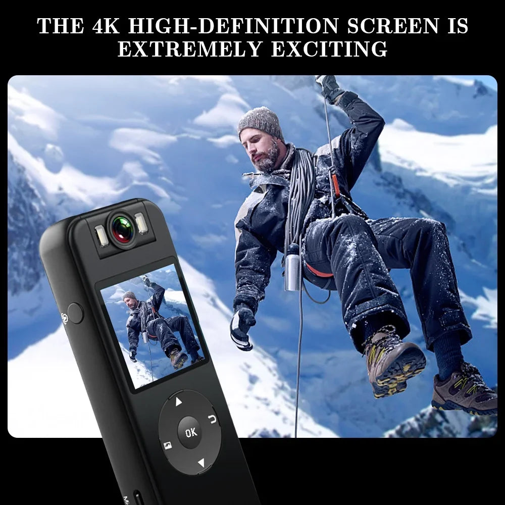 CS09 4K wide-angle camera action camera is suitable for outdoor sports recording and cycling recorders.
