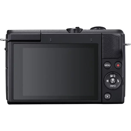 EOS M200 Mirrorless Digital Camera with 15-45mm Lens (Black) - Essential 64GB Bundle