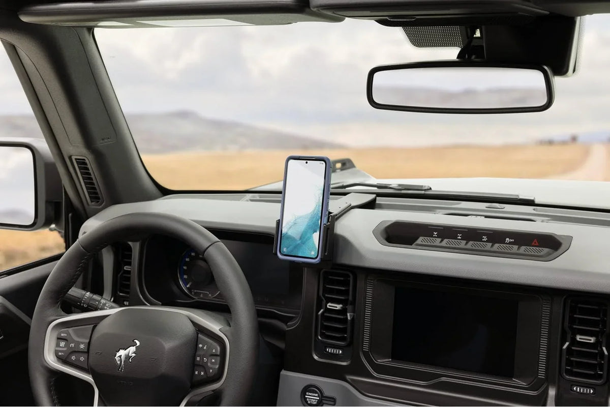 Scosche PC855700 ProClip Center Dash Phone Mount appropriate with 2021-2023  Bronco SUVs (Mounting Base Only)