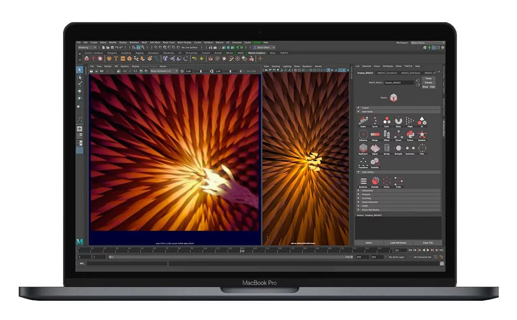 A Grade Macbook Pro 15.4-inch (Retina DG, Space Gray, Touch Bar) 2.9Ghz Quad Core i7 (Mid 2017) MPTT2LL/A 128GB SSD 16GB Memory 2880x1800 Display Mac OS Sierra Power Adapter Included