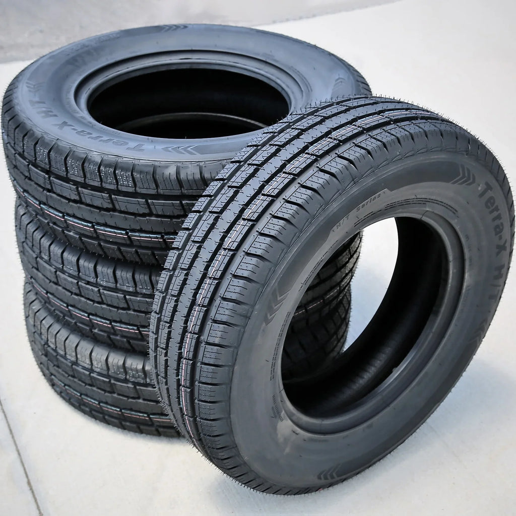Set of 4 (FOUR) Waterfall Terra-X H/T 265/70R17 115T Tires Fits: 2014-18 Chevrolet Silverado 1500 WT, 2010-21 GMC Sierra 1500 SLE