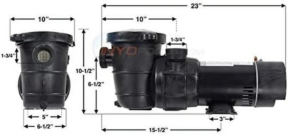 Pure Pro XL Above Ground Pool Pump, PL1501, 1 , Single Speed
