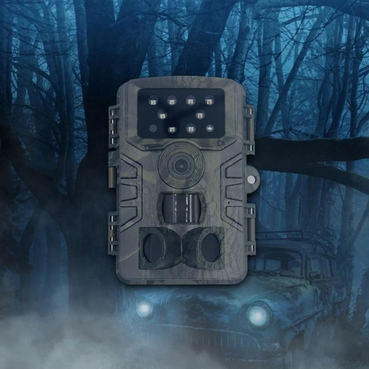 Mini Camera 16MP 1080P Game Camera moisture Wildlife Scouting Cam with 120 degree Wide Angle Lens and Night .0" LCD IR LEDs
