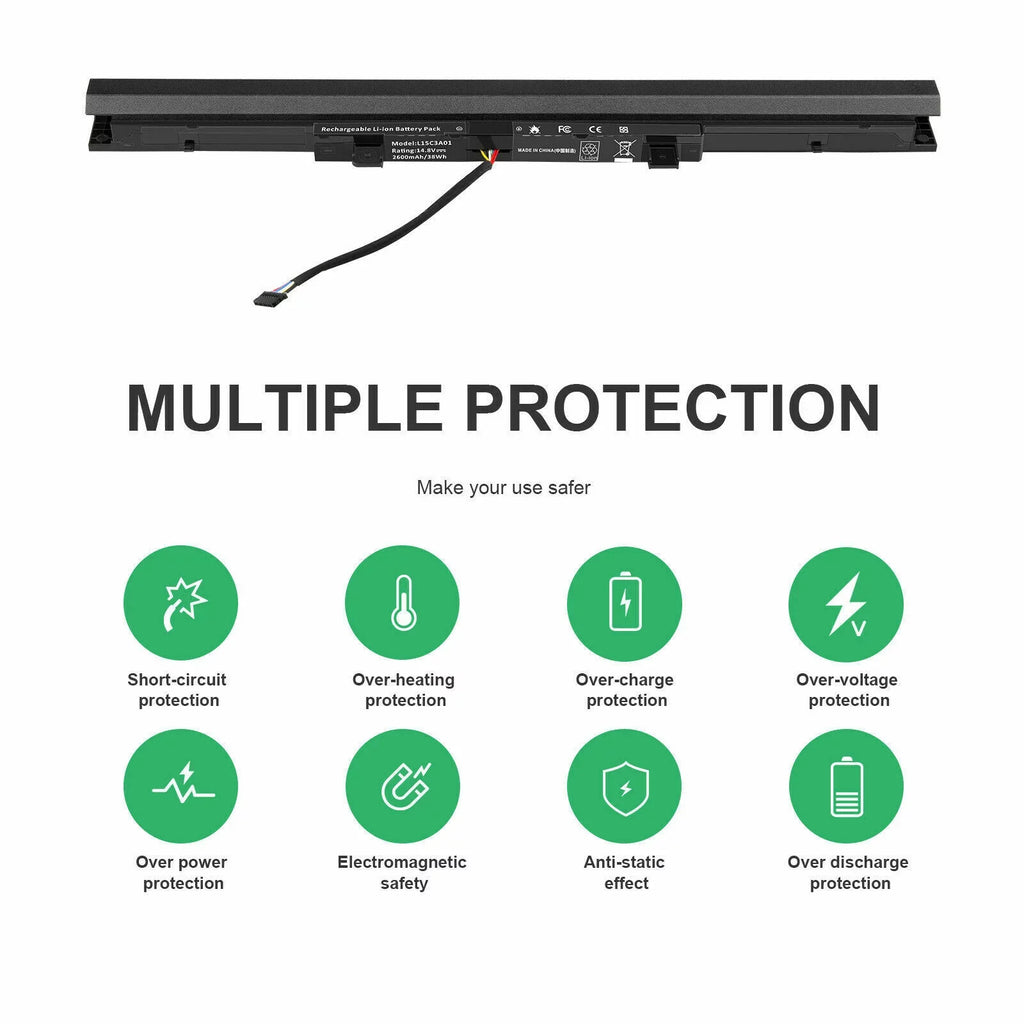 L15C3A01 Laptop Battery for  Ideapad 110 110-15ISK V110-15ISK V110-15IAP