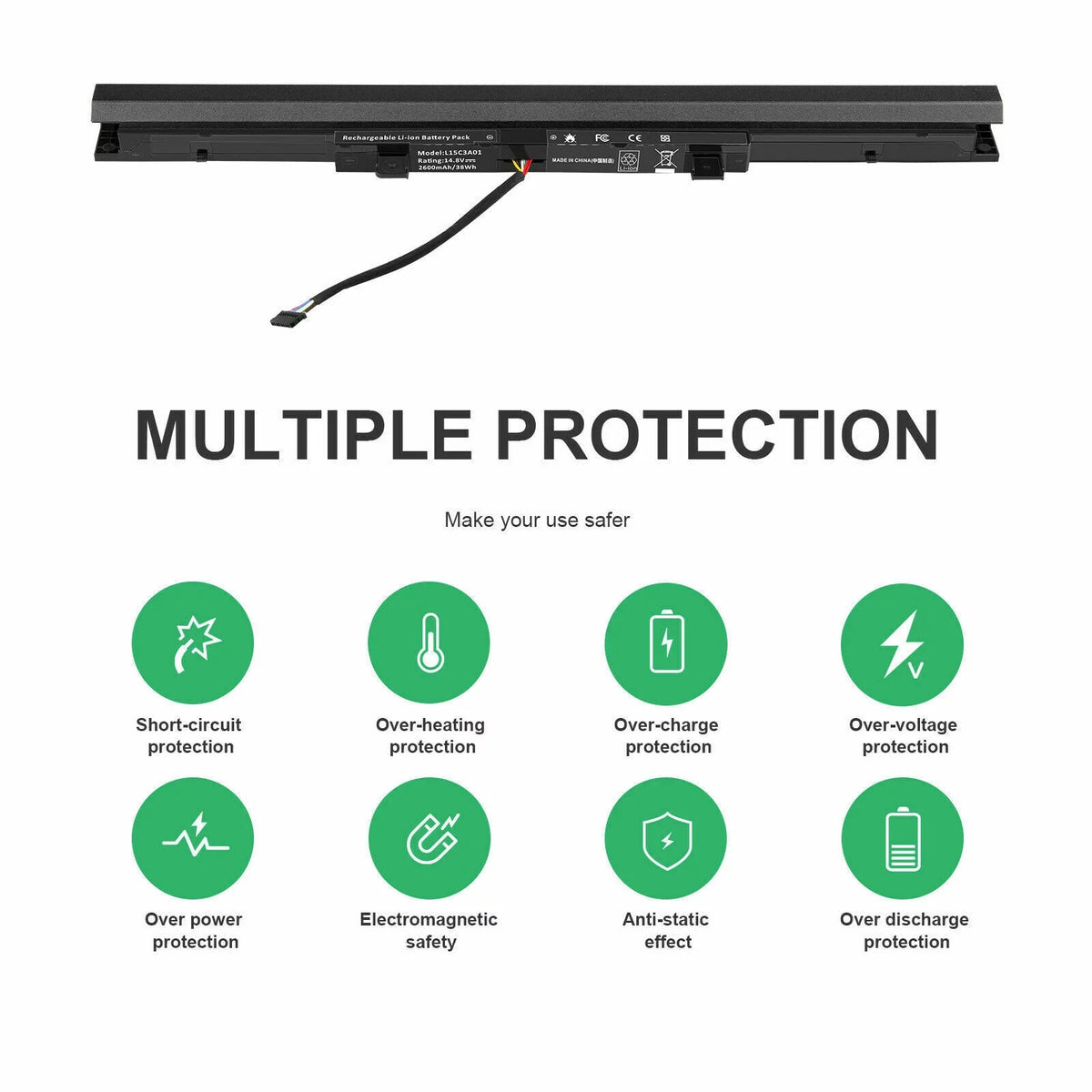 L15C3A01 Laptop Battery for  Ideapad 110 110-15ISK V110-15ISK V110-15IAP