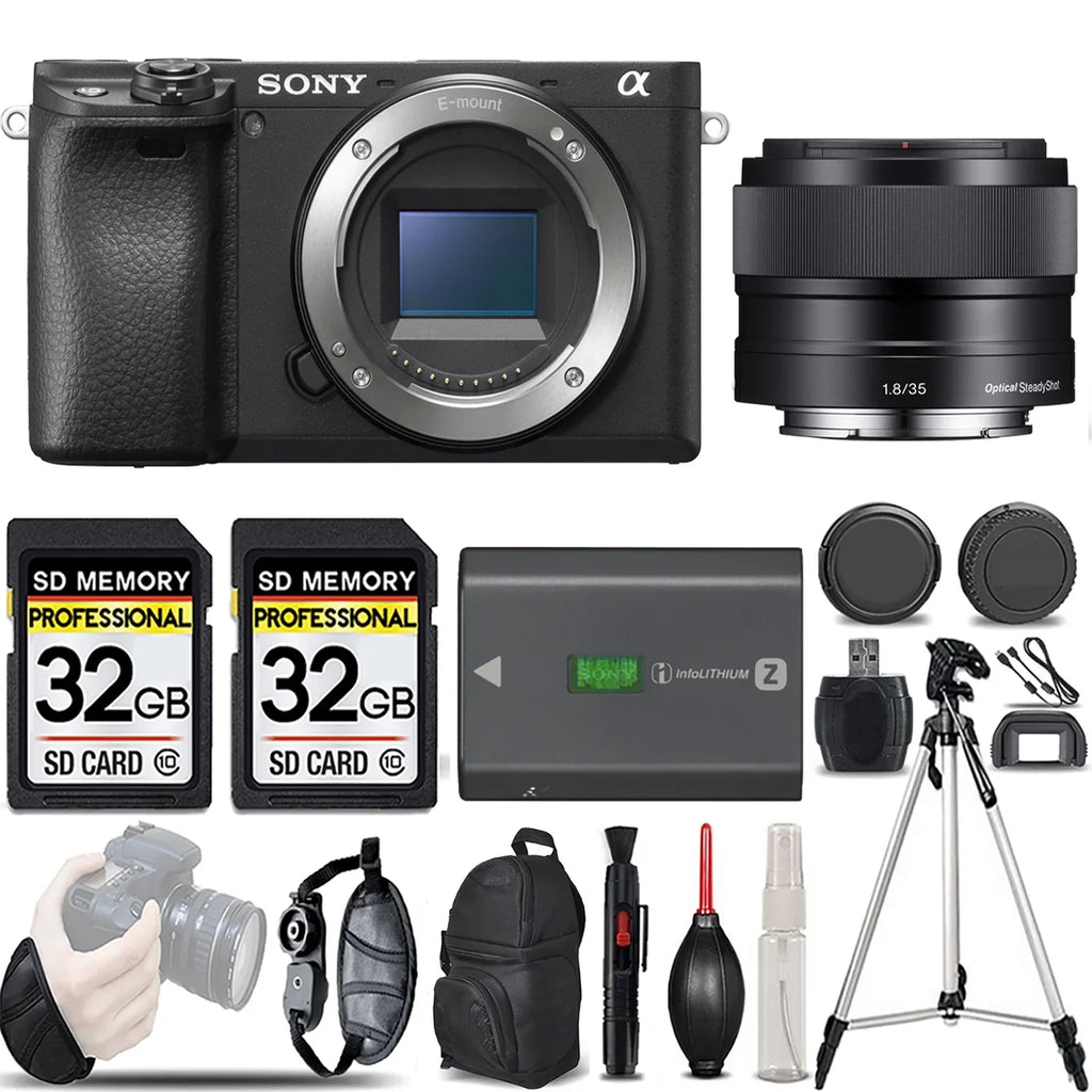 a6400 Mirrorless Camera +35mm f/1.8 OSS Lens -LOADED KIT
