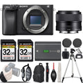 a6400 Mirrorless Camera +35mm f/1.8 OSS Lens -LOADED KIT