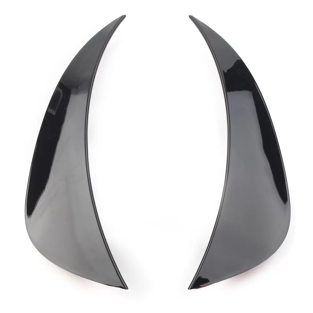 BFY Car Front Bumper Air Vent shield Trim Glossy Black ABS For Mercedes Benz W205 AMG C-Class C180 C200 C300 C400 2015 2016 2017 2018