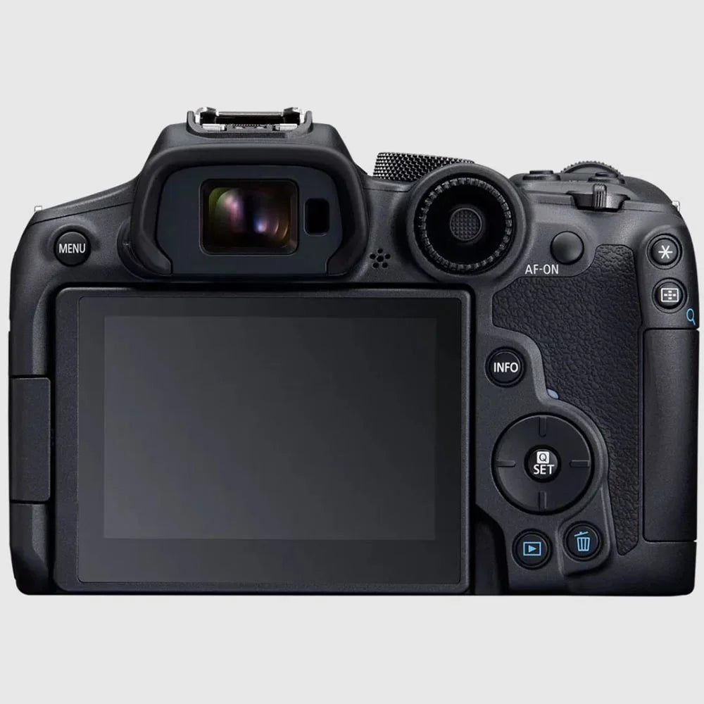 EOS R7 Mirrorless Camera Content Creator Kit Including Body + 18-45mm IS STM Lens + Microphone + 2 Battery 5137C055 Bundle with Deco Gear Photography Bag + Monopod + Software & Accessories