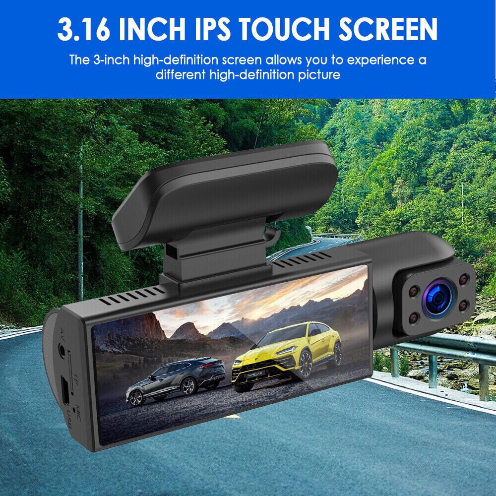 G·PEH Dash Cam - Ensure Your Road Safety with Dual Lens Front and Inside Recording