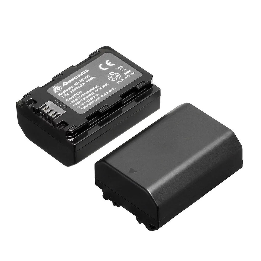 2500mAh Battery for  NP-FZ100 for  Alpha A9 A7 III A7R III DSLR Camera