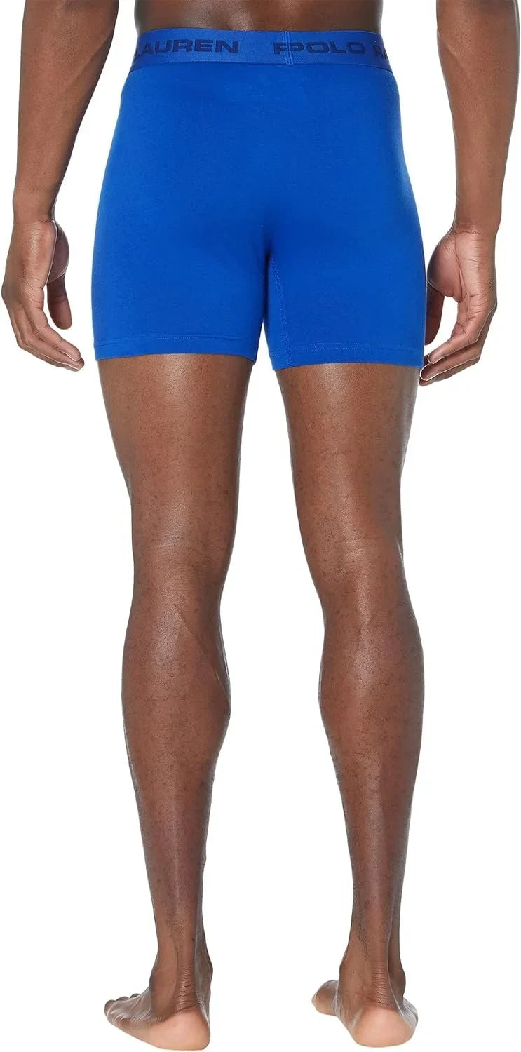 Polo Ralph Lauren Freedom FX: Friction Free Pouch Boxer Brief Cruise Navy/Andover Heather/Rugby Royal