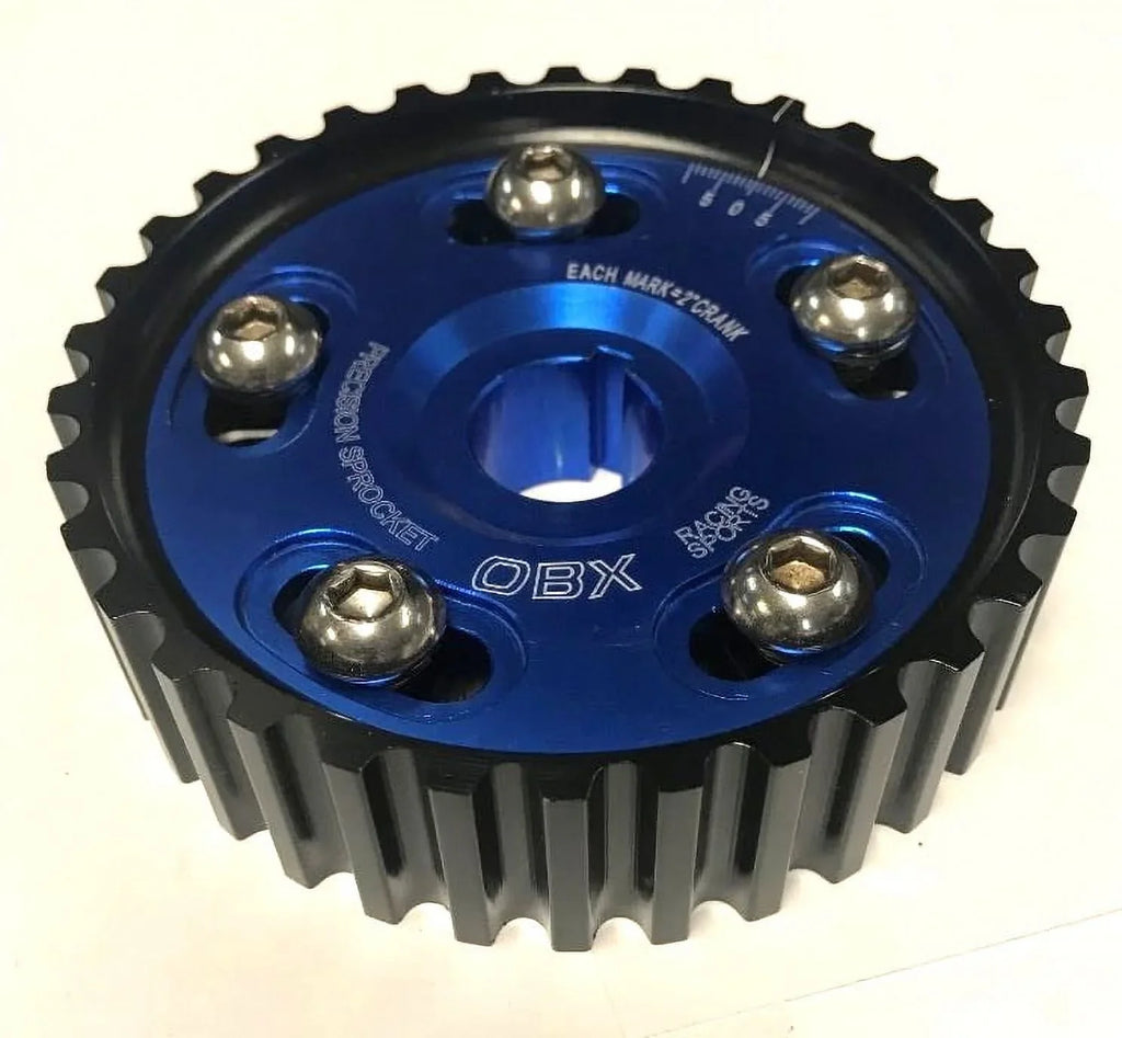 Blue Cam Sprocket appropriate With 96-00 Acura 1.6L, 90-01 Integra, 99-00 Civic, 94-97 Civic Del Sol Si By OBX