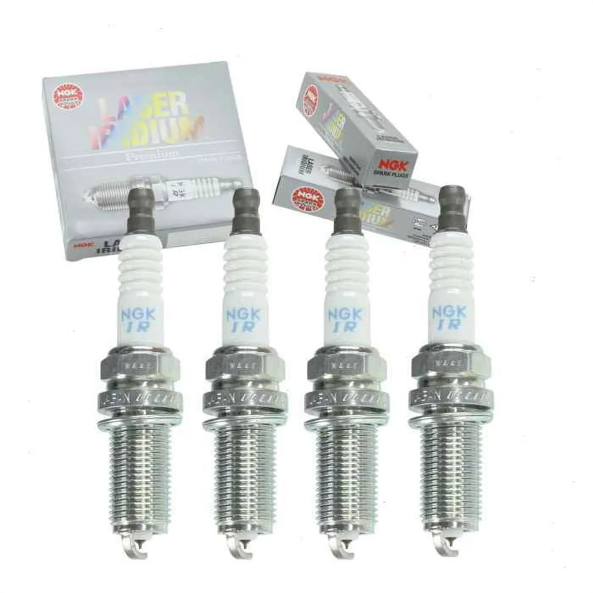 4 pc NGK Laser Iridium Spark Plugs appropriate with Hyundai Genesis Coupe 2.0L L4 2013-2014