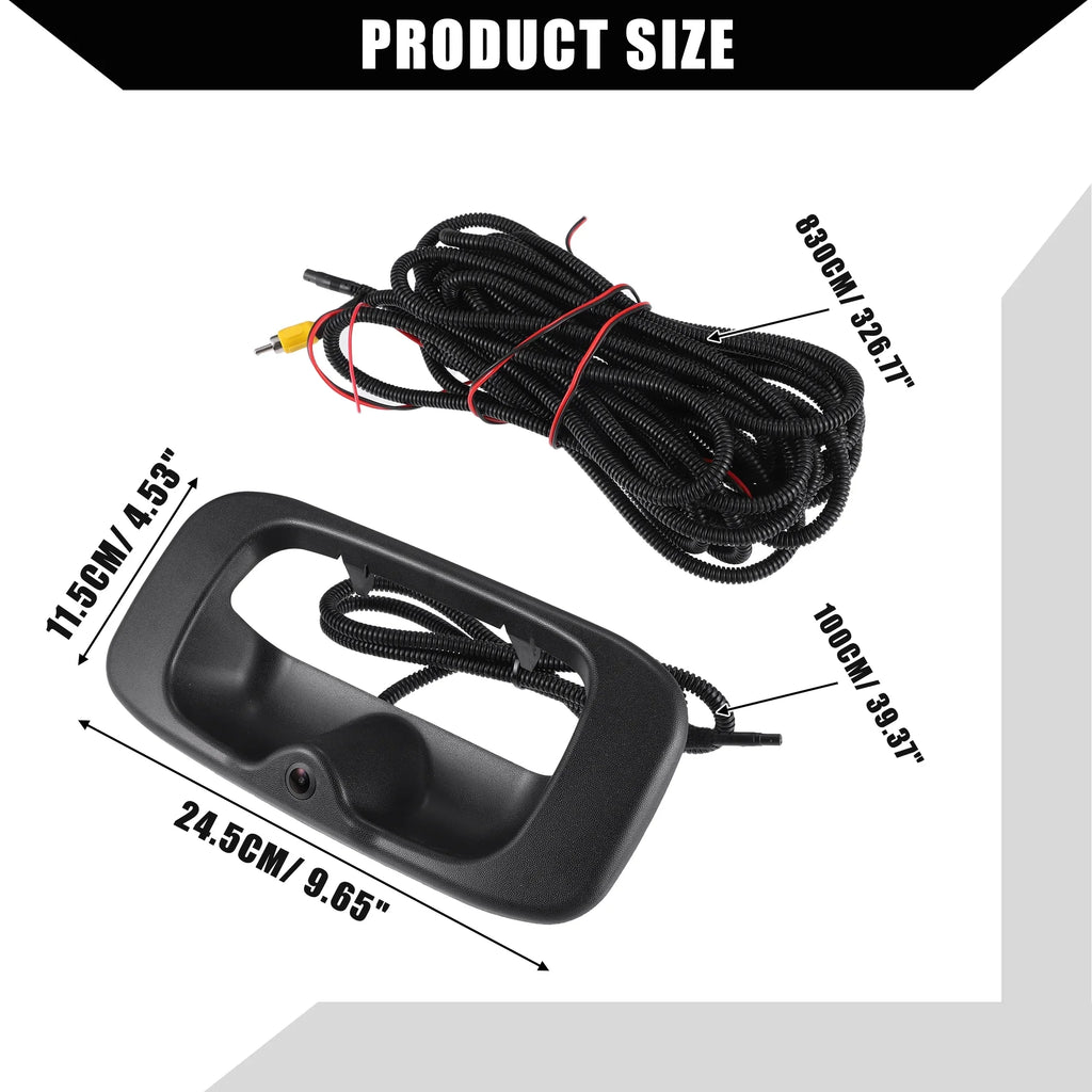 Unique Bargains Rear View Backup Camera Tailgate Handle for Chevy Silverado for GMC Sierra Years 1999-2006 1 Set