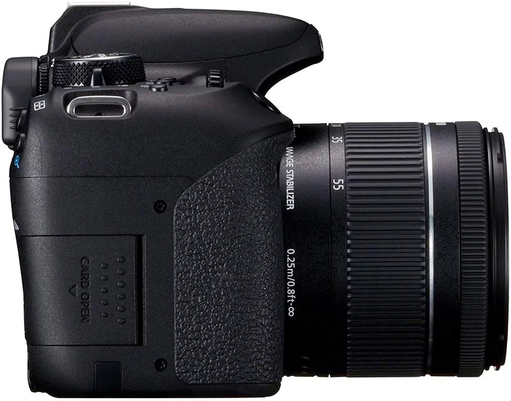EOS 800D Rebel T7i DSLR Camera w/EF-S 18-55mm F/4-5.6 is STM Zoom Lens + 75-300mm F/4-5.6 III Lens + 128GB Memory + Case + Tripod + Filters 38pc Bundle