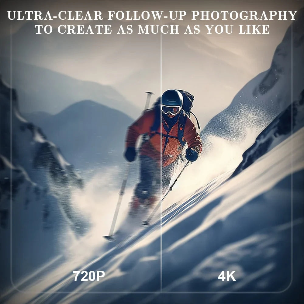 CS09 4K wide-angle camera action camera is suitable for outdoor sports recording and cycling recorders.