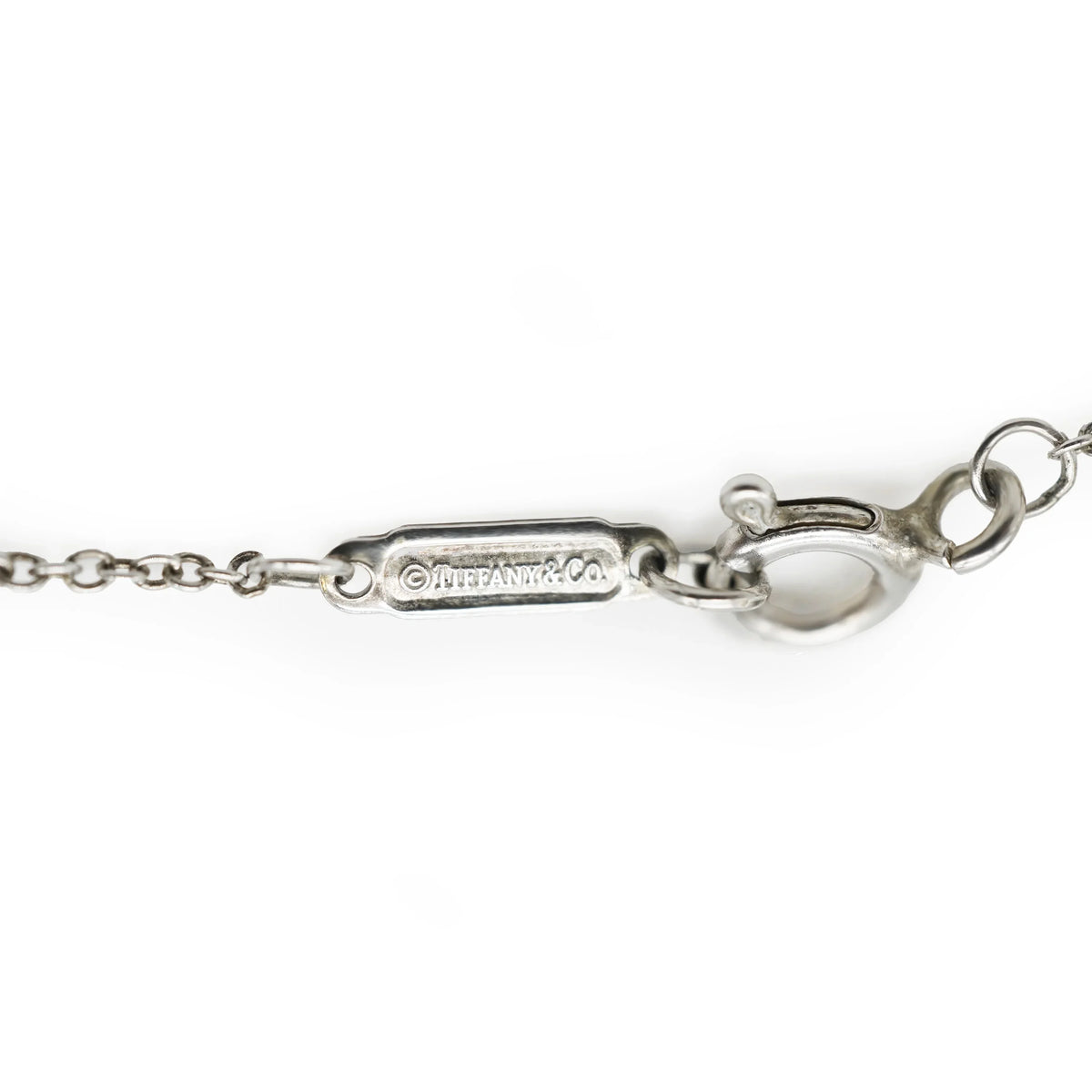 Infinity 3 Stations Bracelet in  Sterling Silver Pre-Owned. Tiffany & Co