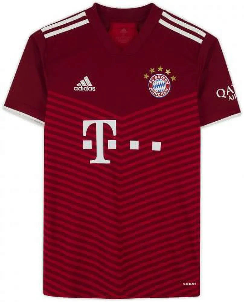Robert Lewandowski Bayern Munich Autographed  2021 -2022 Red Jersey - Fanatics Authentic Certified