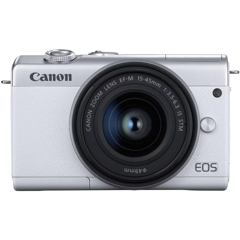 EOS M200 Mirrorless Digital Camera with 15-45mm Lens (3700C009) + More