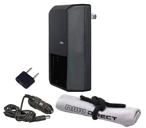 Handycam HDR-CX550V Off Camera 'Intelligent' Rapid Charger + Nwv Direct Microfiber Cleaning Cloth.
