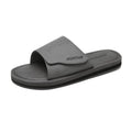 Nortiv8 Men's Memory Foam Adjustable Slide Sandals Comfort Lightweight Summer Beach Sandals Shoes FUSION GREY Size 11