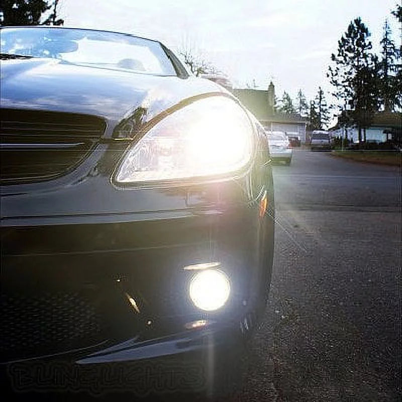 For 2005 2006 2007 2008 2009 Mercedes R171 SLK 280 LED Foglamps Fog Lamps Driving SLK280 Lights Kit