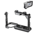 For  ILME-FX30 / FX3 PULUZ Metal Camera Cage Stabilizer Rig with NOTA Slider(Black)