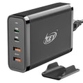 Key Power 245W USB C Charger Station, 140W PD 3.1 GaN Type C Power Adapter with 4Port Fast Charge for Macbook Air/ Pro 16",  XPS, iPad, iPhone, Galaxy, Steam Deck