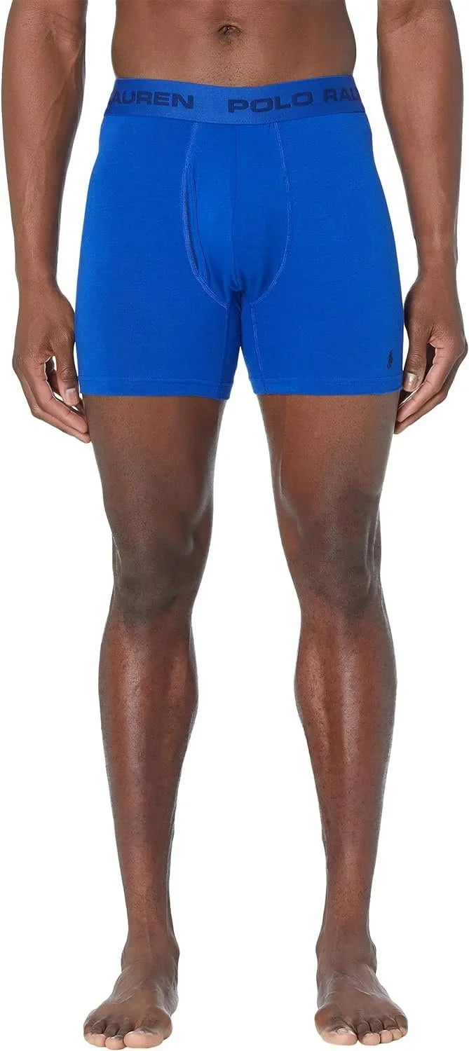 Polo Ralph Lauren Freedom FX: Friction Free Pouch Boxer Brief Cruise Navy/Andover Heather/Rugby Royal