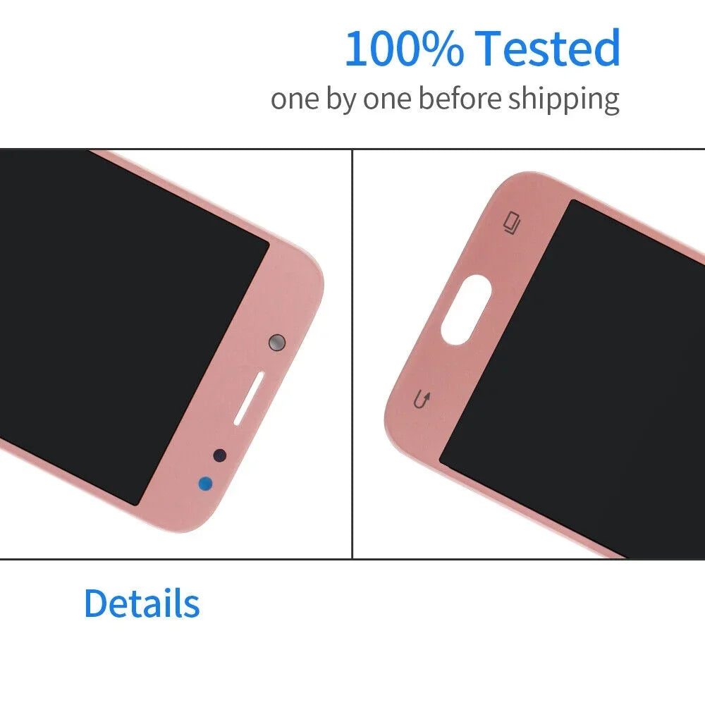 Screen Replacement For  Galaxy J5 Pro 2017 J530 LCD Display Touch Digitizer Assembly Repair Parts(Pink)