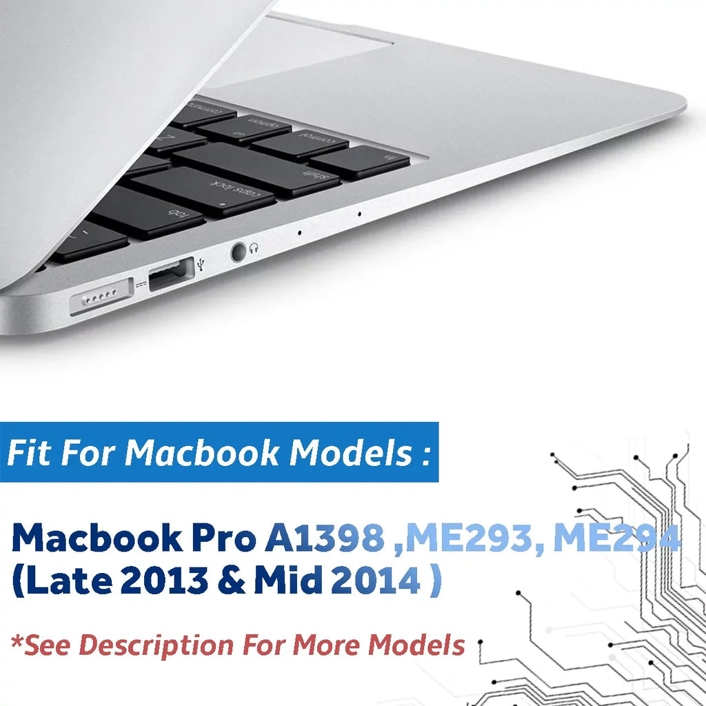 A1494 Battery matching Mac A1398 Mac Book Pro 15" Retina (Late 2013 & Mid 2014), Fits ME294 ME293 (11.26V 95Wh 8440mAh)