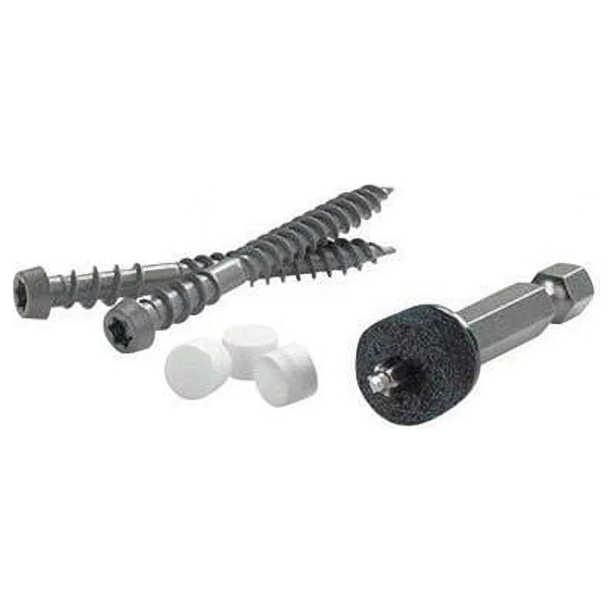 Square Trim Head Smooth Carbon Steel Deck Screws, 50 Piece. Cortex 2.75 in