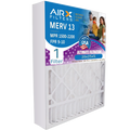 20x25x5 Air Filter MERV 13 Comparable to MPR 1500 - 2200 & FPR 9 suitable with Honeywell FC100A1037 Premium USA Made 20x25x5 Furnace Filter 1 Single Filter by AIRX FILTERS WICKED CLEAN AIR.